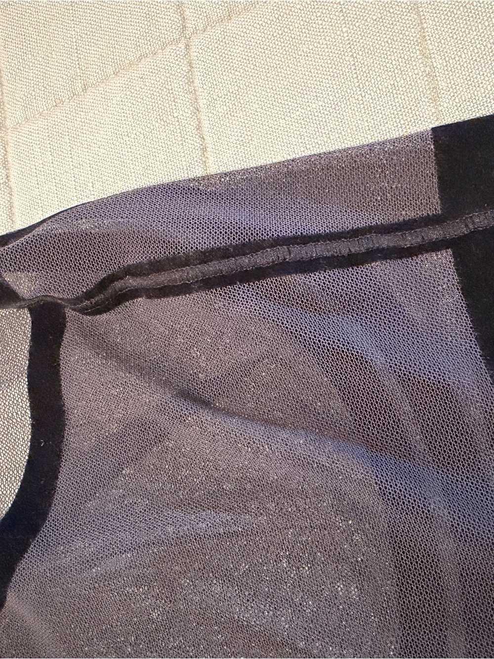 Sheer EBY Black Mesh Support Bralette - Picture 7 of 8